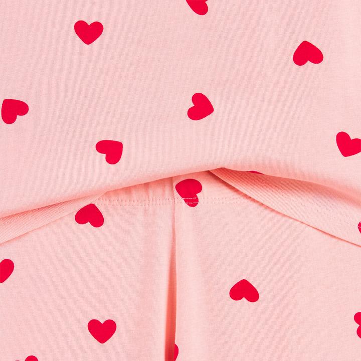 Produktbild La Redoute Collections Pyjama mit Herzchen-Print aus Baumwolle (116)