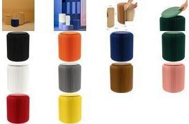 Produktbild Paperflow meet powered by Hocker Flexistool braun