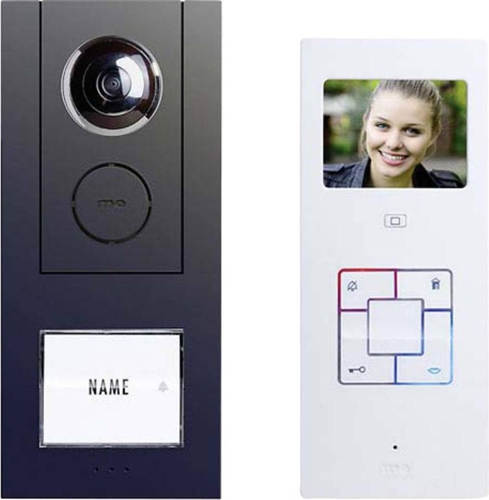 Produktbild M-E GMBH modern-electronics 41181 Video-Türsprechanlage Kabelgebunden Komplett-Set 1 Familienha (Kabelgebunden)
