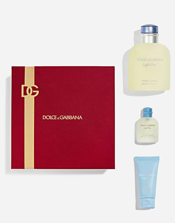 Image du produit Dolce & Gabbana Light Blue Pour Homme - Eau De Toilette 75 Ml + Shower Gel 50 Ml + Eau De Toilette 4