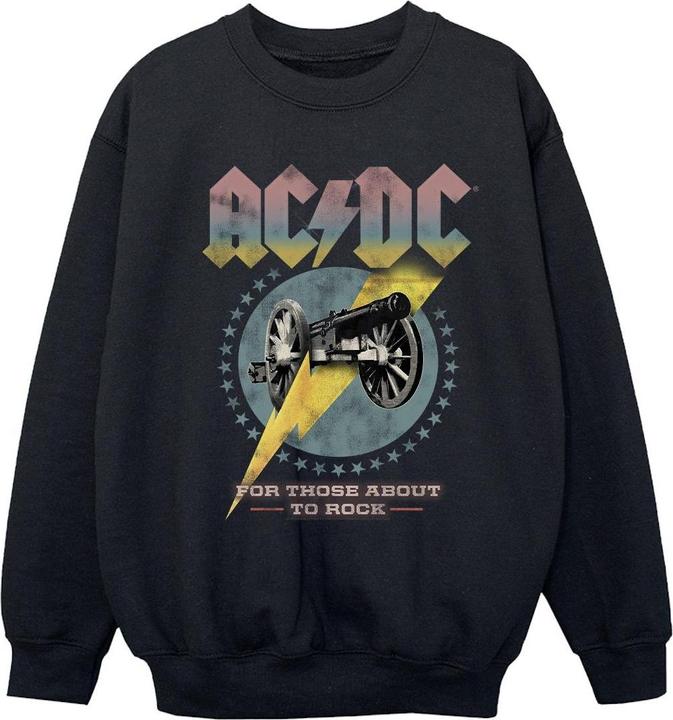 Produktbild AC/DC For Those About To Rock Sweatshirt Mädchen (128)