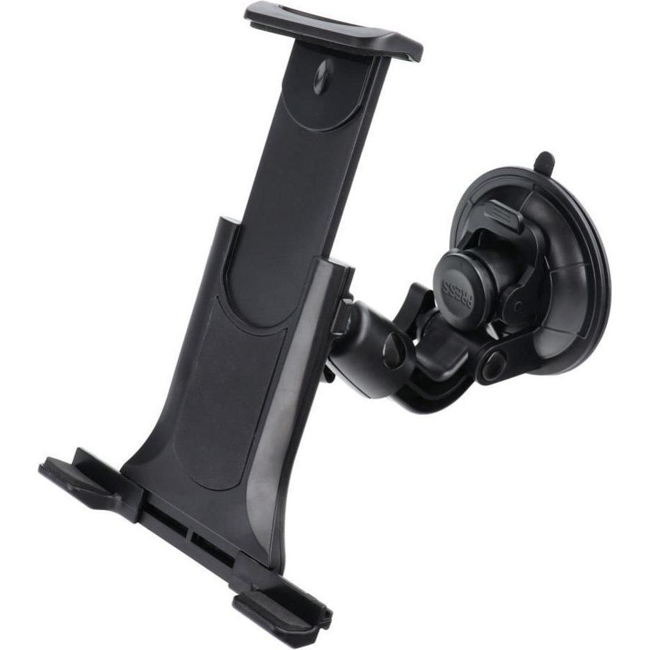 OEM Stylus Car holder for windshield / dashboard / headrest (tablets 7" - 10") black, Supporto per tablet, Nero
