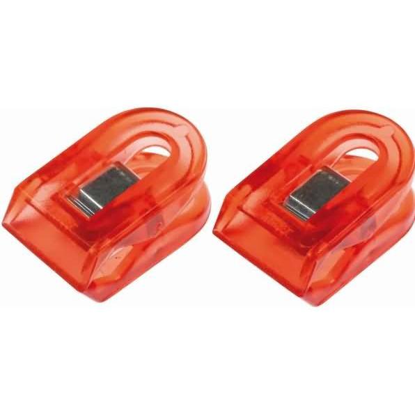 Laurel, Büroklammer, Briefklemmer Multi Clip Liliput 15x25mm VE=4 Stück kristallrot (4 x)
