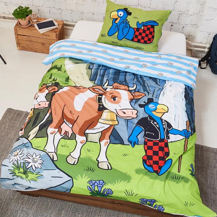 Produktbild Globi Bettwäsche, Doubleface, Reissverschluss