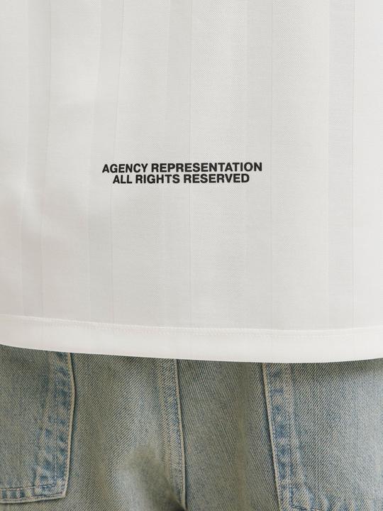 Actual product image Jack & Jones Jcocover Retro Football Tee Ss Ln (M)