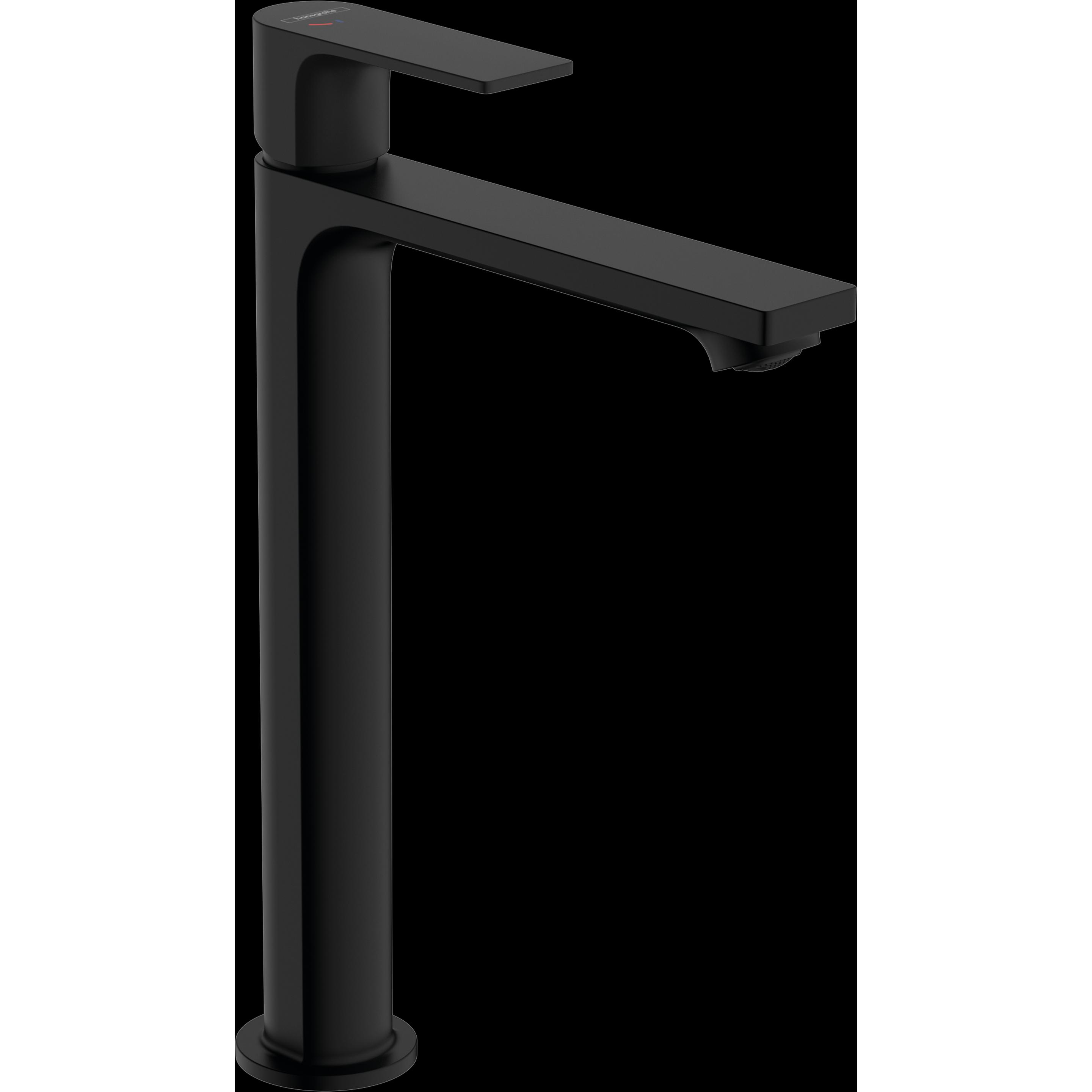 hansgrohe, Badarmatur, HG Einhebel-Waschtischmischer Rebris E 240 CoolStart m ZAG mattschwarz