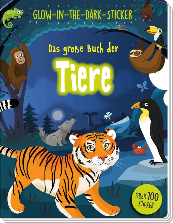 Produktbild Panini Tiere: Glow-in-the-Dark-Sticker – Das grosse Buch der Tiere