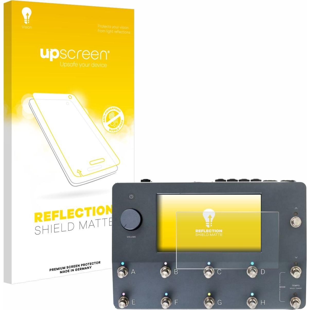 upscreen Reflection Shield Displayschutz Matt, Smartwatch Schutzfolie, Grau
