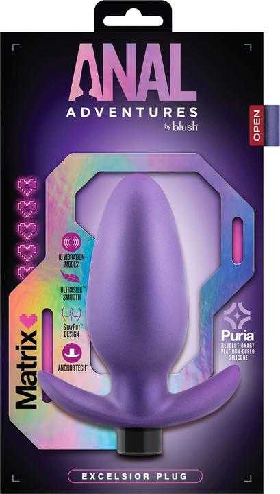 Produktbild Blush Anal Adventures Matrix Excelsior Silicone Anal Plug Ultrasilk Smooth Tapered Tip Widens Fillin