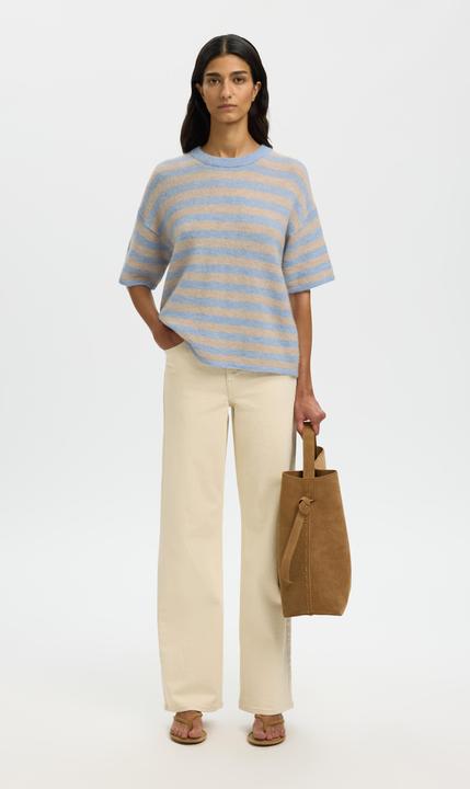 Produktbild Selected SLFLULU 2/4 KNIT O-NECK NOOS (L)