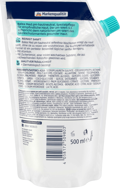 Actual product image dm Balea MED Liquid soap (Liquid soap, 500 ml)
