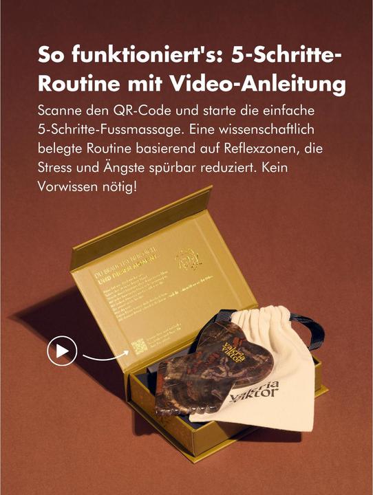 Actual product image Valeria and Viktor Valeria und Viktor Anti-Stress Fussmassage-Stein