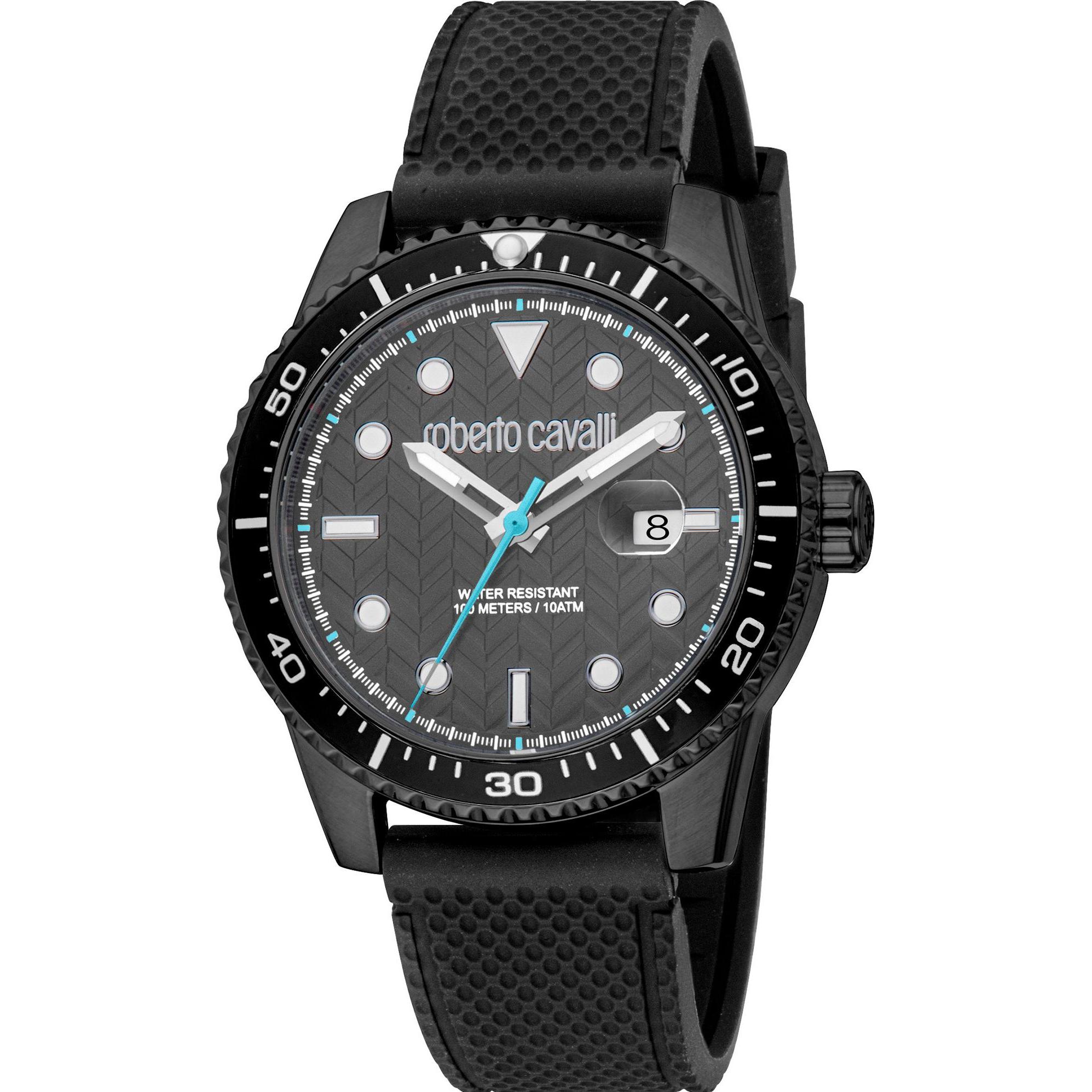 Just Cavalli, Armbanduhr, Herrenuhr Uomo Trend II, Schwarz, (42 mm)