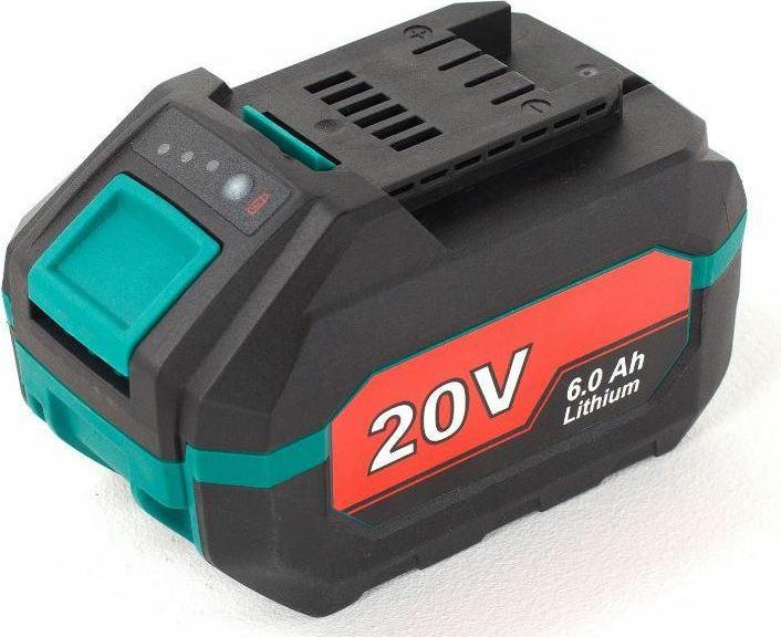 Produktbild NAC Akku, Lithium Lonen Batterie 6,0Ah, Zubehör für Elektrowerkzeuge, Batteriespannung 20V, Ladezust (20 V)