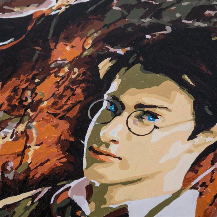 Produktbild Craft Buddy Harry Potter, 30x30cm Paint By Numbers Kit