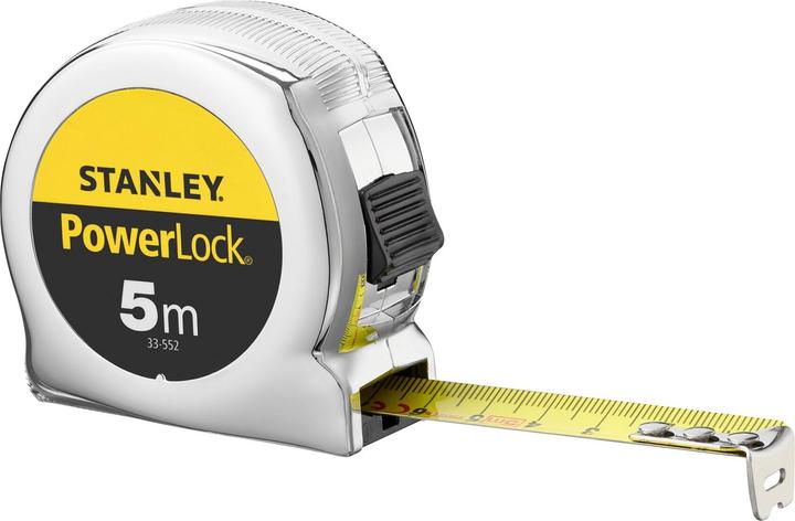 Actual product image Stanley Tape dimensions POWERLOCK 5 mx 19 mm ABS (5 m)