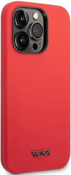 Actual product image Tumi TUHCP14XSR iPhone 14 Pro Max 6.7" czerwony/red hardcase Liquid Silicone (Apple iPhone 14 Pro Max)