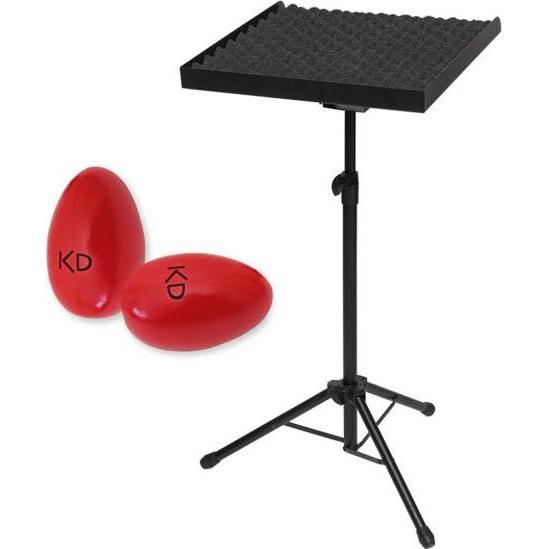 Stagg PCT-600 Percussiontisch mit Shaker Eggs, Perkussion, Schwarz