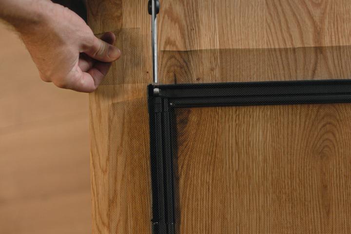 Immagine prodotto tesa Zanzariera FALT per finestre, telaio in alluminio regolabile in base alle dimensioni, pieghevole (140 x 140 cm)