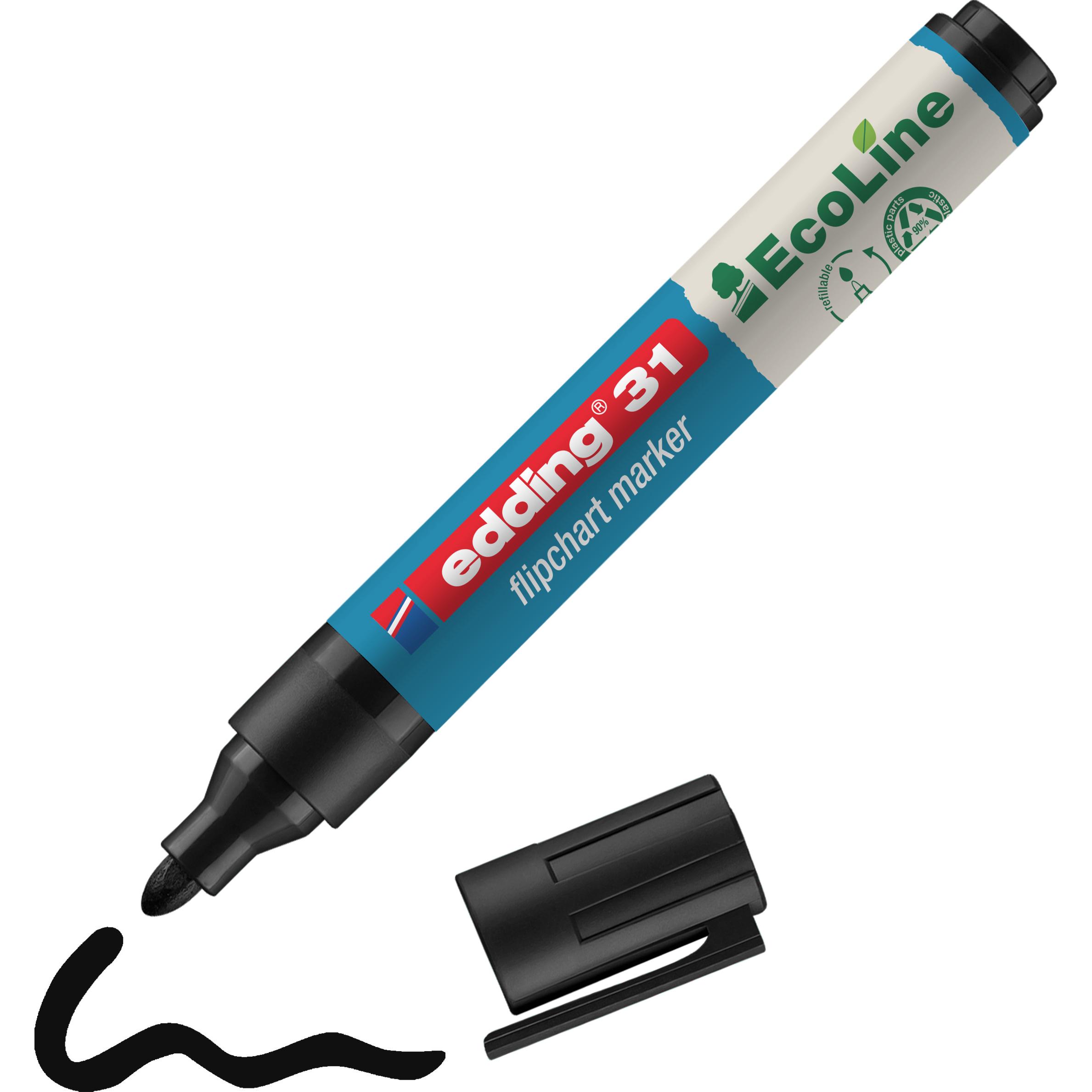 Thumbnail - Edding, Marker, 31 (Schwarz, 3 mm, 1 x)
