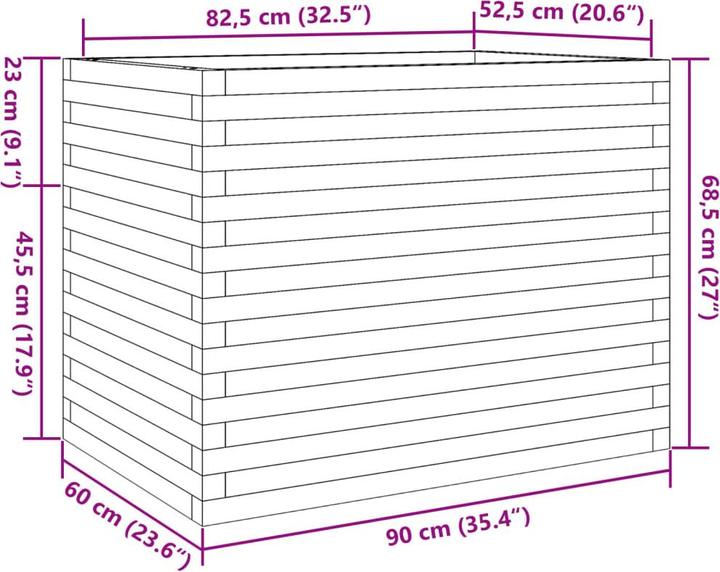 Produktbild vidaXL Pflanzkübel