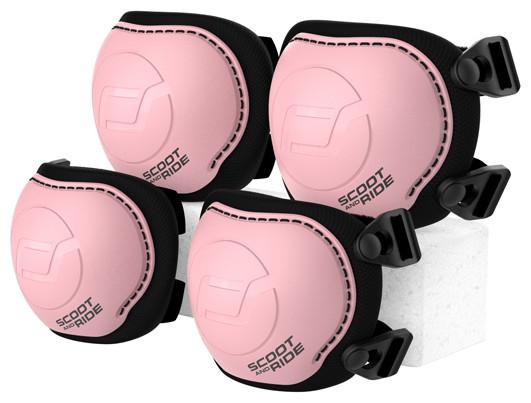 Image du produit Scoot and Ride Scoot & Ride Προστατευτικό Set Για Παιδικό Πατίνι XXS Rose 00016 (XXS, Genouillère, Coudes, 4 pièces)
