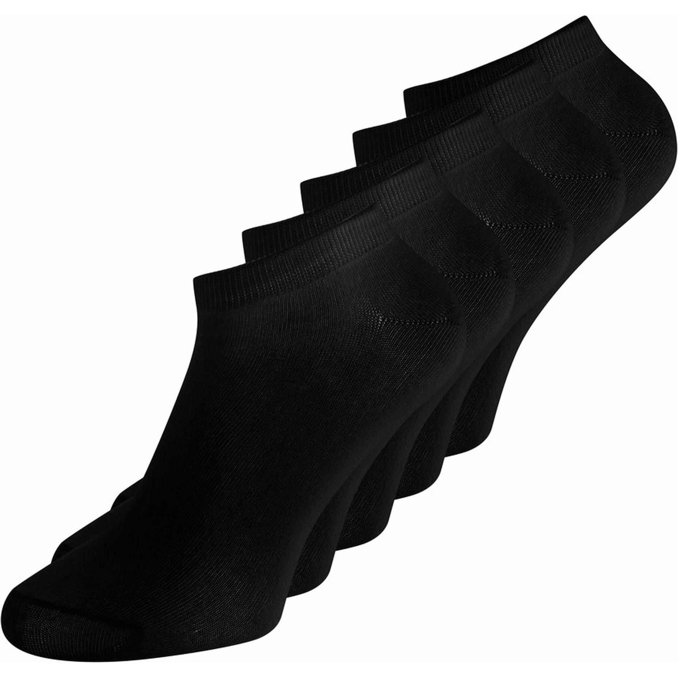 Jack & Jones, Herren, Socken, Dongo, Schwarz, (5er Pack, One Size)