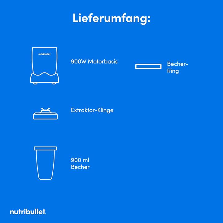 Produktbild NutriBullet Pro 900 Smoothie Maker (900 W)