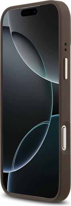 Produktbild Guess PU Leather Peony Pattern Case für Apple iPhone 17 Pro Max - brown (Apple iPhone 17 Pro Max)