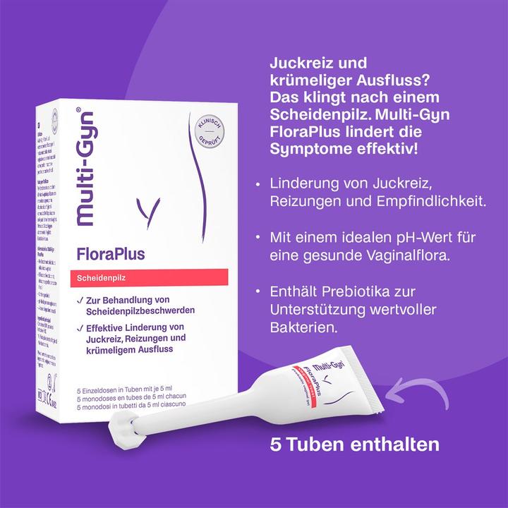 Actual product image Multi-Gyn FloraPlus (Intimate gel, 5 ml)