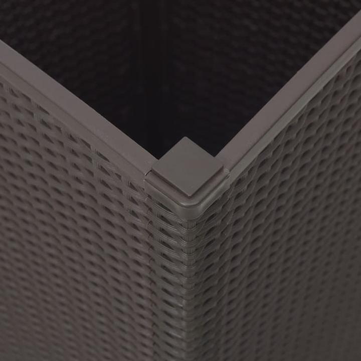 Actual product image vidaXL Planter 4 pcs. PP