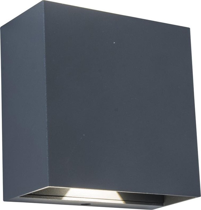 Lutec Gemini LED outdoor wall light 2gang 4000 K 10W IP54 anthracite