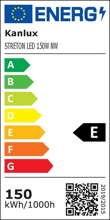 Energy Label Kanlux Car park LED light STRETON LED grey IP65 36232 (IP65)