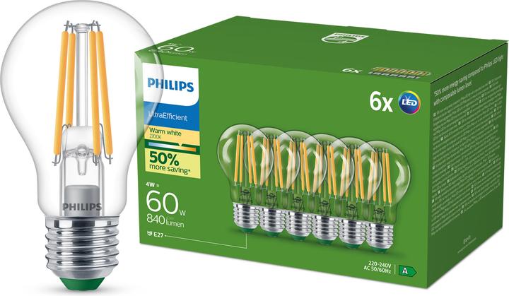 Produktbild LED Lamps Ultra Efficient LED (E27, 840 lm, 6x)