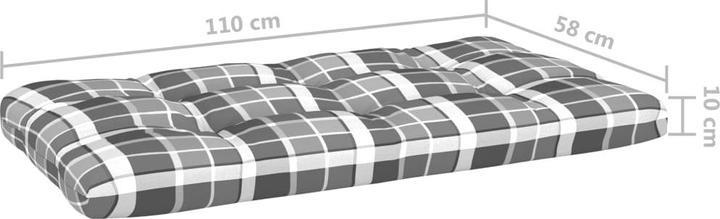 Produktbild vidaXL Paletten-Mittelsofa