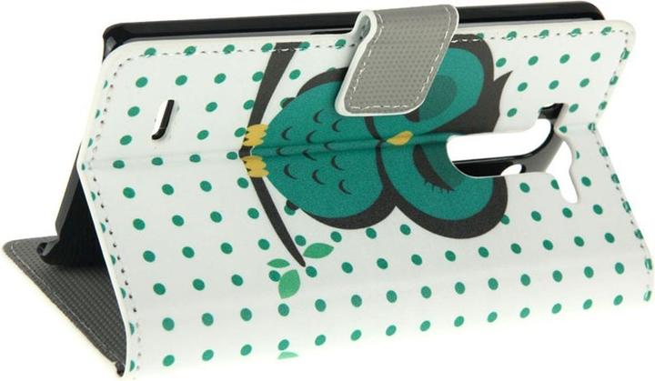 Produktbild König Design Handyhülle Tasche für Handy LG Electronics G3 S Motiv Dicke Eule auf Ast (LG G3 Stylus)