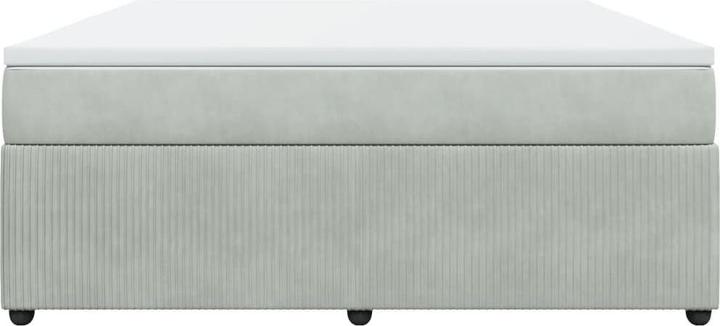 Produktbild vidaXL Bo x springbett mit Matratze 180 x 200 cm Samt (180 x 200 cm)