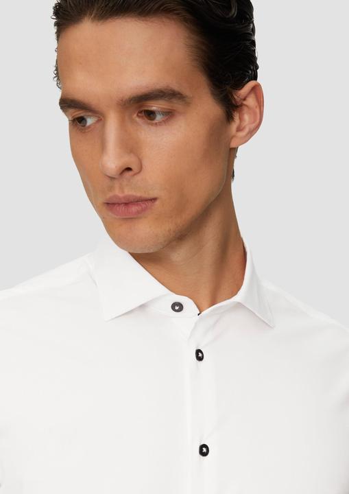 Immagine prodotto s.Oliver Hemd Tailored Fit: Popeline-Hemd aus Baumwollstretch (38)