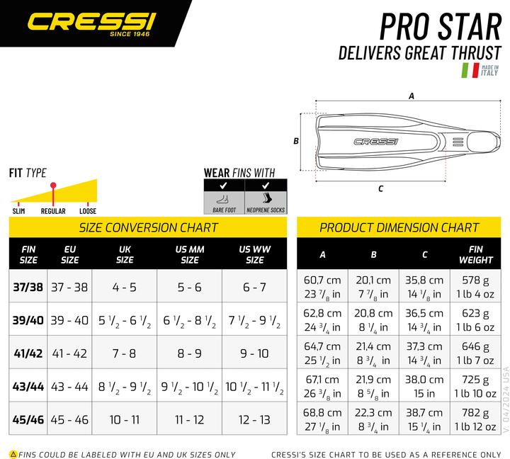 Produktbild Cressi Pro Star