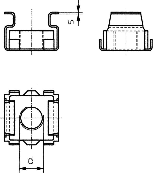 Produktbild Toolcraft Käfigmuttern (M5)