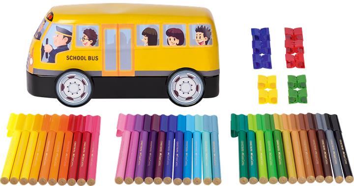 Produktbild Faber-Castell Connector Schulbus (Mehrfarbig, 43 x)