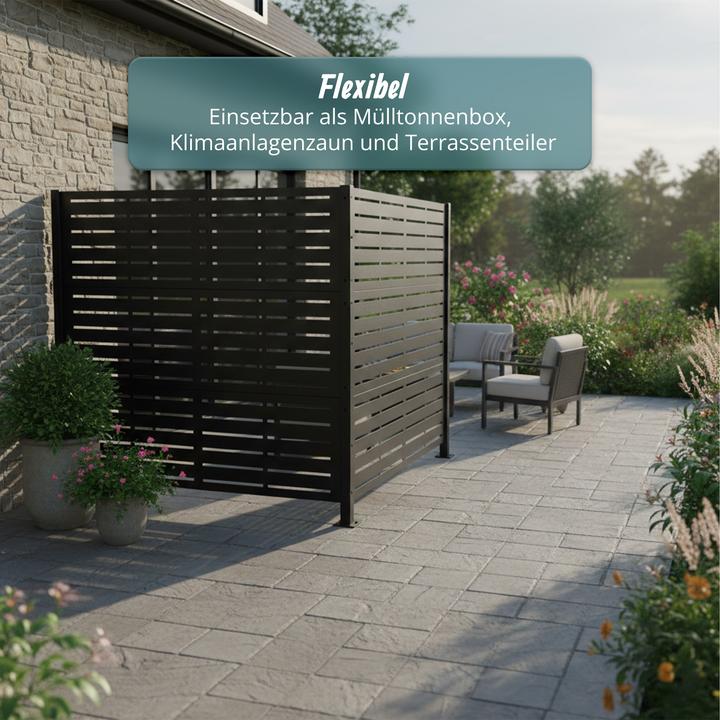 Produktbild Relaxdays Mülltonnenverkleidung