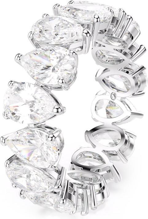 Image du produit Swarovski Matrix Vittore Ring Tropfenschliff Weiss Silber (58)