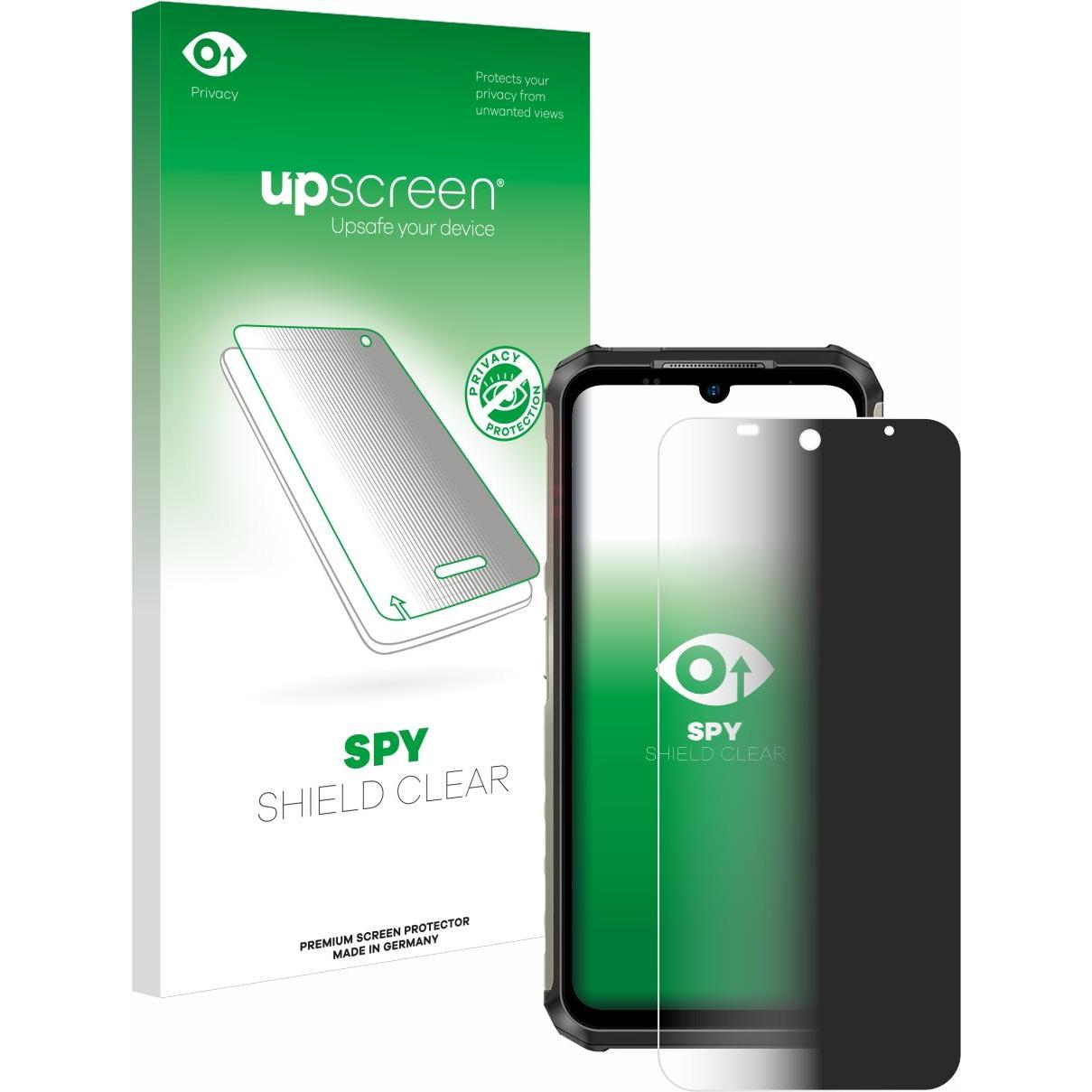 upscreen Spy Shield Blickschutzfolie (1 Stück, Ulefone Armor X), Smartphone Schutzfolie, Blau