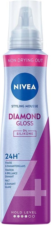 Actual product image NIVEA Diamond Gloss Care Styling Mousse (150 ml, Foaming agent)