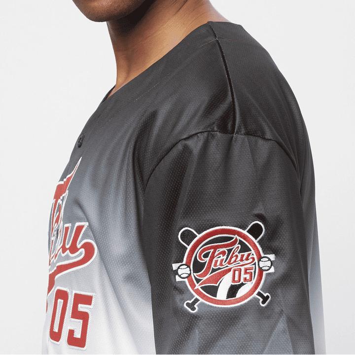 Actual product image Fubu Jersey Varsity Baseball Jersey Gradient (S)