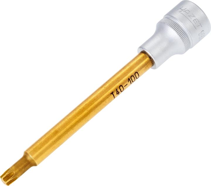 Actual product image HAZET Screwdriver socket ∙ TORX 992SLG-T40 ∙ Square, hollow 12.5 mm (1/2 inch) ∙ Inside TORX prof…