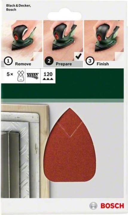 Image du produit Bosch Zubehör Jeu de feuilles de sable (120)