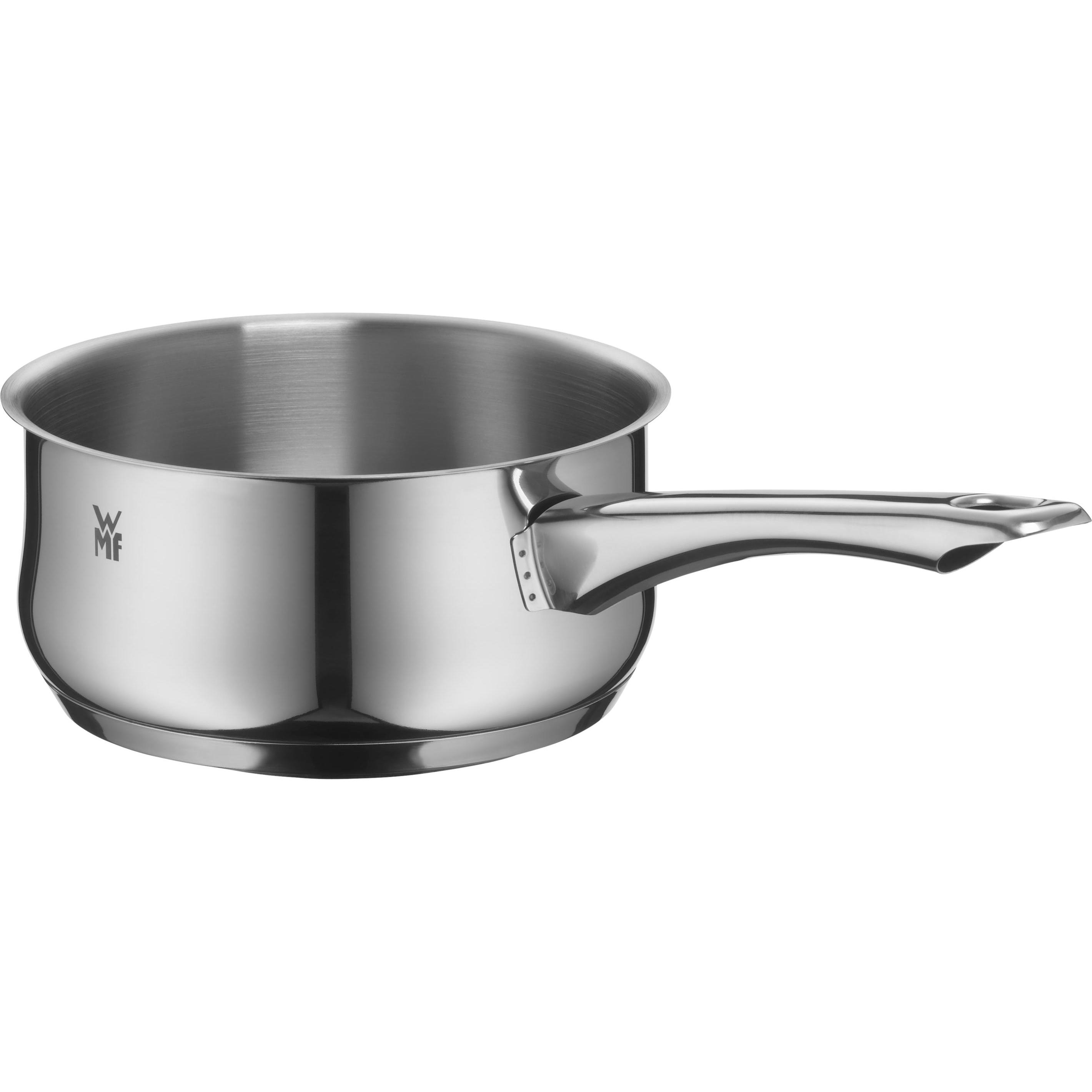 WMF Stielkasserolle Topf 16cm Stieltopf Diadem Plus Edelstahl 18/10, Pfanne + Kochtopf, Silber