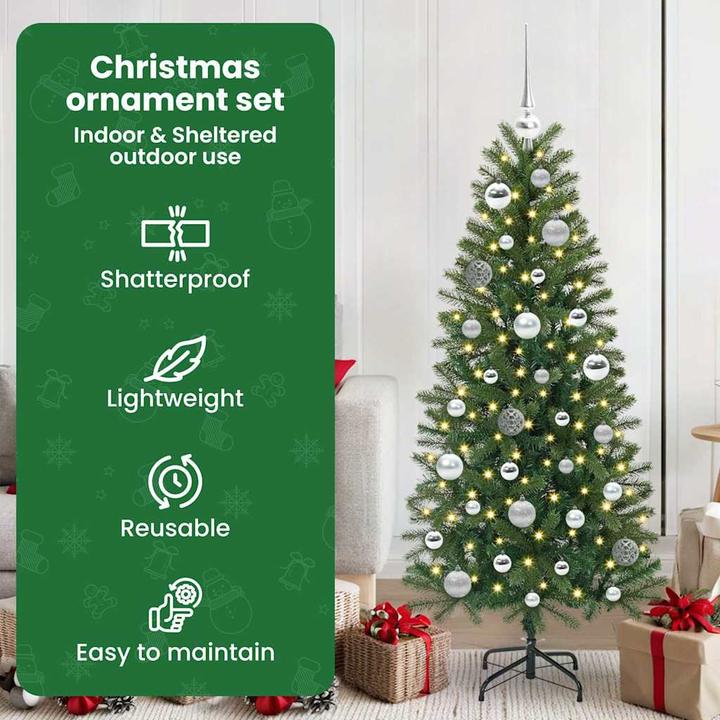 Produktbild vidaXL Weihnachtsornamente (61x)